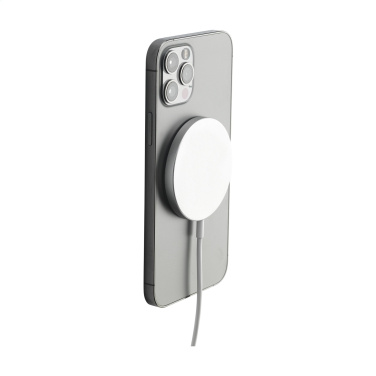 Logo trade promotional gifts picture of: Force MagSafe 10W Recycled Wireless Charger