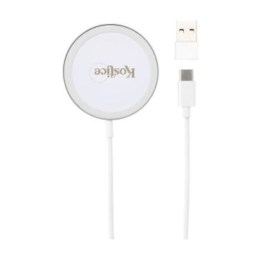 Logotrade advertising product picture of: Force MagSafe 10W Recycled Wireless Charger