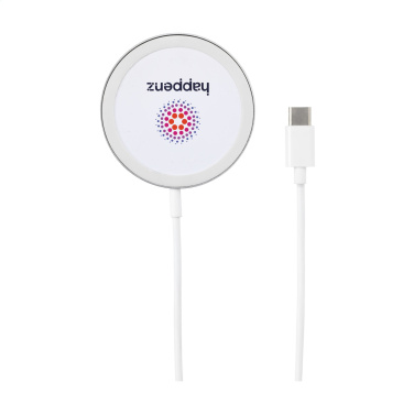 Logo trade corporate gift photo of: Force MagSafe 10W Recycled Wireless Charger