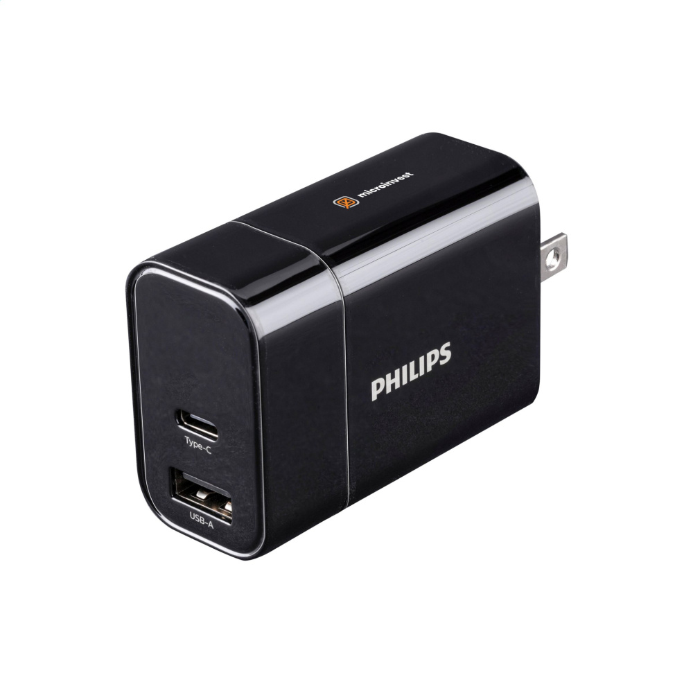 Logotrade promotional giveaway image of: Philips Travel Charger