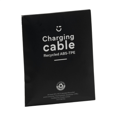 Logotrade promotional gift picture of: Charging Cable RCS Recycled ABS-TPE