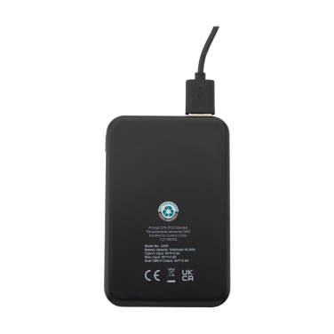 Logo trade promotional product photo of: Compact 5000 RCS Recycled ABS Powerbank