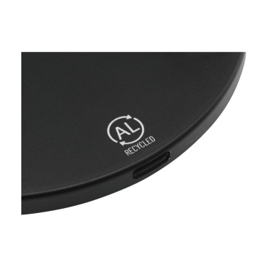 Logotrade promotional product picture of: Tecco GRS Recycled Alu 15W Wireless Charger