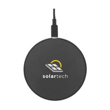 Logo trade promotional product photo of: Tecco GRS Recycled Alu 15W Wireless Charger