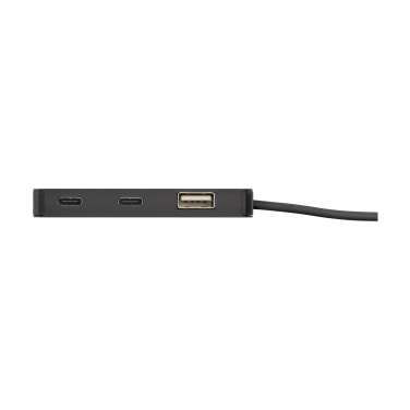 Logo trade promotional items image of: Tecco GRS Recycled Alu USB Hub