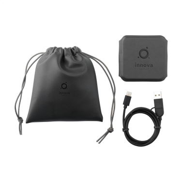 Logotrade promotional merchandise image of: TriCharge RCS  Recycled PU Wireless Charger