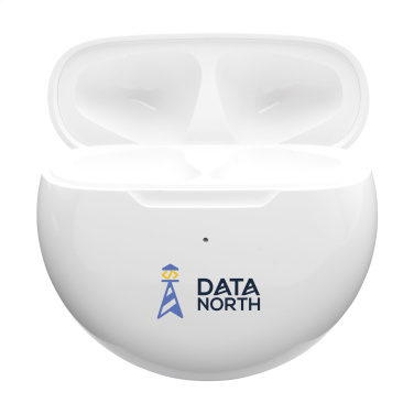 Logo trade promotional products picture of: Calypso RCS Recycled Wireless Earbuds