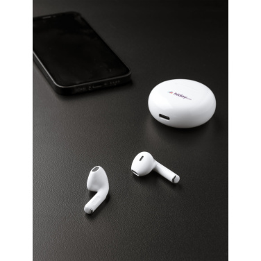 Logo trade promotional products image of: Calypso RCS Recycled Wireless Earbuds
