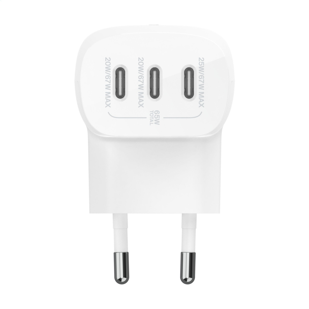 Logotrade promotional gift picture of: Belkin BoostCharge 3-Port Wall Charger