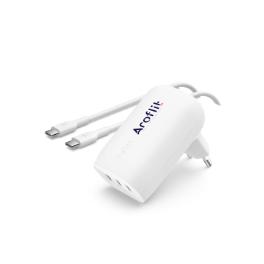 Logo trade business gift photo of: Belkin BoostCharge 3-Port Wall Charger
