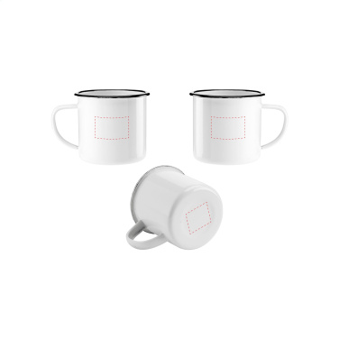Logotrade corporate gifts photo of: Retro Enamel Mug 350 ml