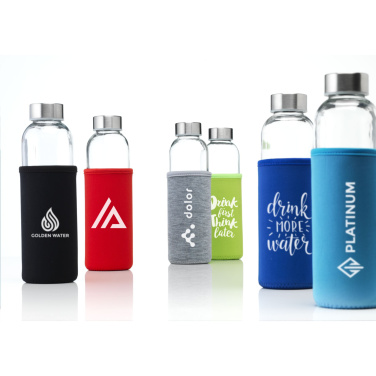 Logotrade promotional product picture of: Senga Glass 500 ml drinking bottle
