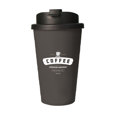 Logo trade promotional merchandise image of: Eco Coffee Mug Premium Deluxe 350 ml coffee cup