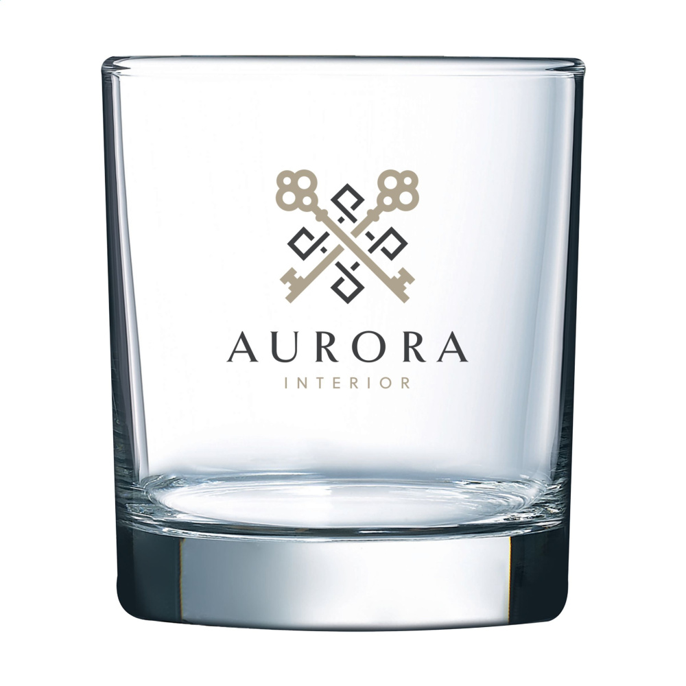 Logo trade promotional giveaways image of: Scott Water Glass 300 ml