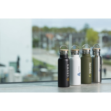 Logo trade promotional giveaways picture of: Nordvik RCS Recycled Steel 500 ml drinking bottle