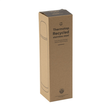 Logo trade advertising product photo of: Thermotop Midi RCS Recycled Steel 500 ml thermo bottle