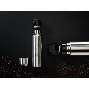Logo trade promotional merchandise photo of: Thermotop Midi RCS Recycled Steel 500 ml thermo bottle