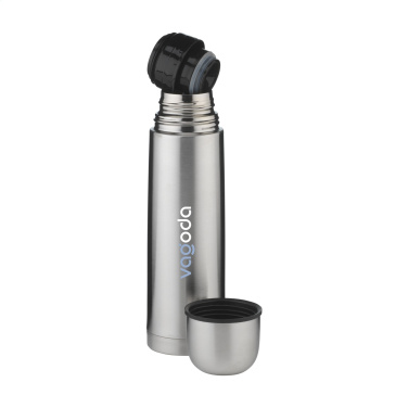 Logo trade promotional giveaways image of: Thermotop Midi RCS Recycled Steel 500 ml thermo bottle