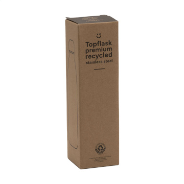 Logo trade corporate gifts image of: Topflask Premium RCS Recycled Steel drinking bottle