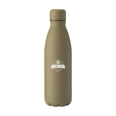 Logo trade promotional merchandise picture of: Topflask Premium RCS Recycled Steel drinking bottle