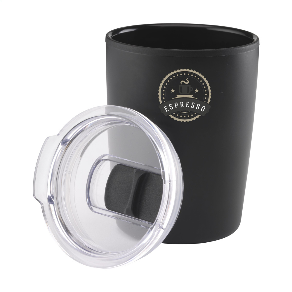 Logotrade promotional item picture of: Espresso-to-Go Mug RCS Recycled Steel 170 ml