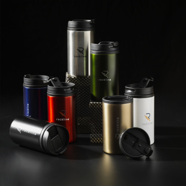 Logo trade advertising product photo of: Thermo Can RCS Recycled Steel 300 ml thermo cup