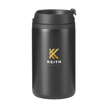 Logo trade corporate gifts image of: Thermo Can RCS Recycled Steel 300 ml thermo cup