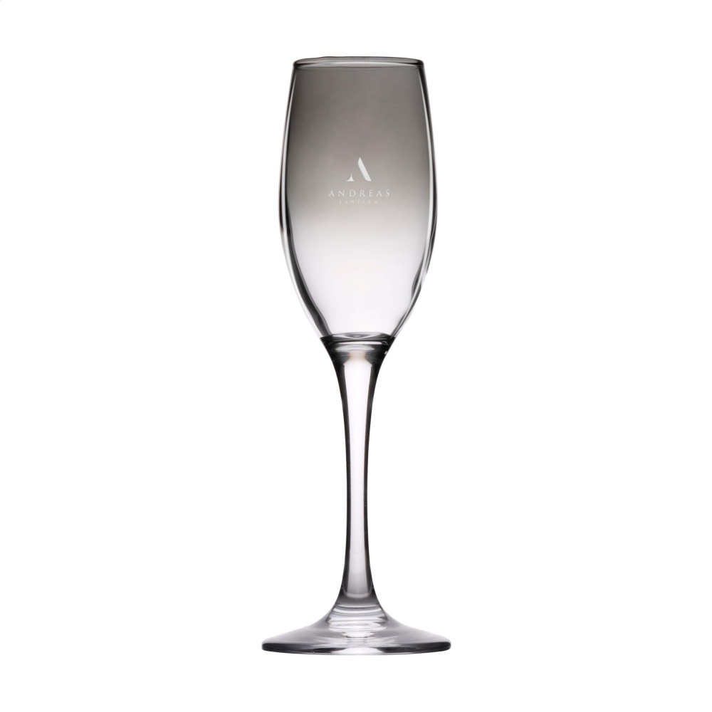 Logo trade advertising products picture of: Smokey Champagne glass 180 ml