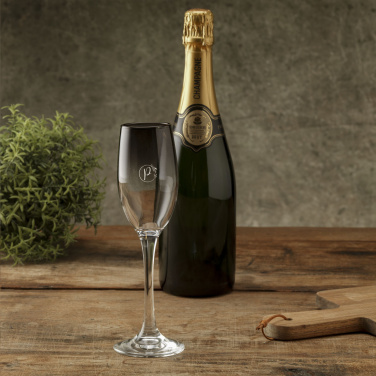 Logotrade promotional merchandise picture of: Smokey Champagne glass 180 ml