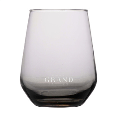 Logo trade promotional merchandise photo of: Smokey Water Glass 450 ml