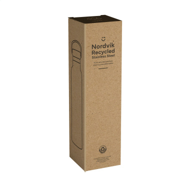 Logo trade promotional giveaways picture of: Nordvik RCS Recycled Steel 750 ml