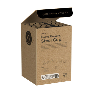 Logo trade promotional giveaways picture of: Huevo RCS Recycled Steel Cup 350 ml thermo cup