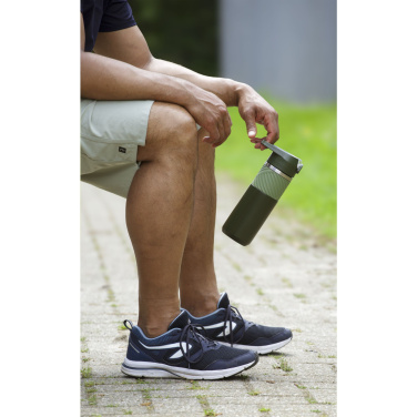 Logo trade advertising products image of: Lynn RCS Recycled Steel Bottle 500 ml