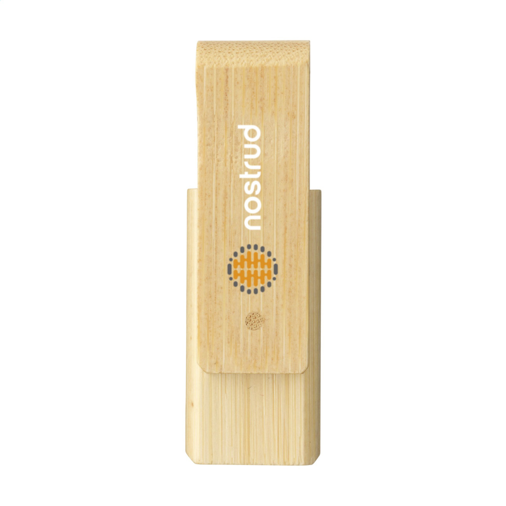 Logo trade promotional giveaways image of: USB Waya Bamboo  64 GB