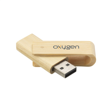 Logo trade business gift photo of: USB Waya Bamboo  64 GB