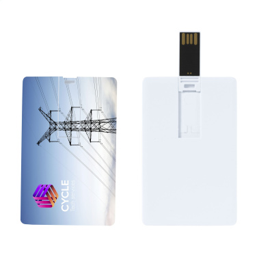 Logo trade promotional merchandise picture of: CredCard USB from stock 8 GB
