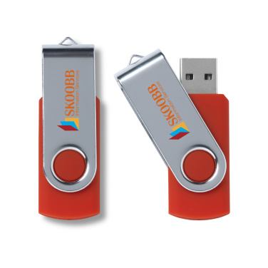 Logo trade business gifts image of: USB Twist 8 GB