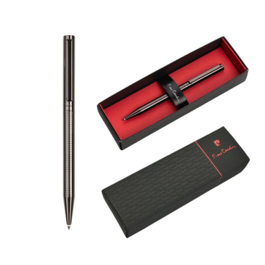 Logo trade advertising product photo of: Metal ballpoint pen DOMINIQUE Pierre Cardin