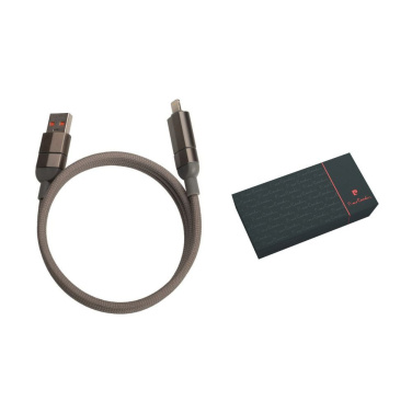 Logo trade promotional product photo of: Charging cable with data transfer DONNES Pierre Cardin