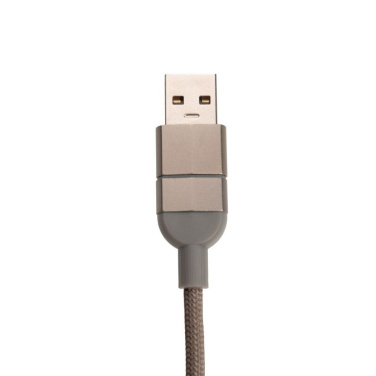 Logo trade promotional item photo of: Charging cable with data transfer DONNES Pierre Cardin
