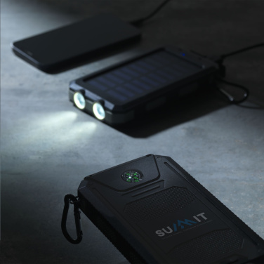 Logo trade promotional merchandise image of: Trail RCS Solar Charger Compass 8000