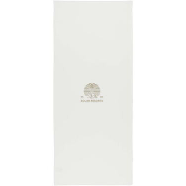 Logo trade corporate gift photo of: Lucas RPET sport towel 30x80 cm