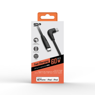 Logo trade corporate gift photo of: DATA TRANSFER CABLE Boost Link Nylon LK50CL Type C Lightning