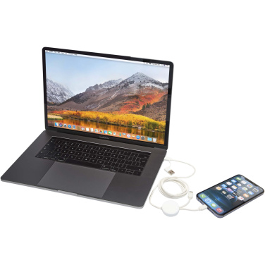 Logotrade business gifts photo of: Citala 5-in-1 recycled plastic 150 cm data sync and 27W fast charge cable