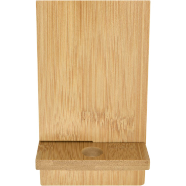 Logo trade promotional giveaways image of: Ceibo detachable bamboo phone stand