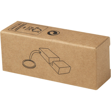 Logo trade corporate gift photo of: Bosona bamboo phone holder with keychain