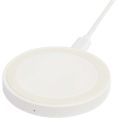 Logo trade promotional giveaways image of: Freal 15W recycled plastic wireless charging pad