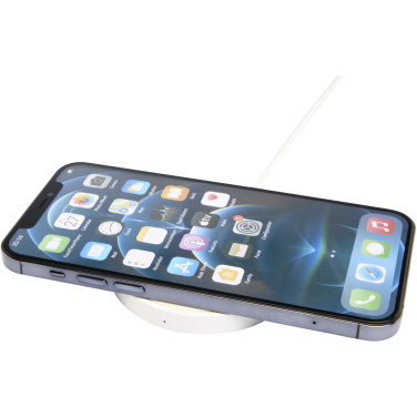 Logo trade promotional merchandise picture of: Freal 15W recycled plastic wireless charging pad