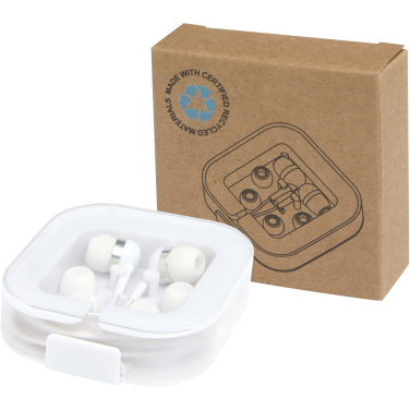 Logo trade promotional merchandise picture of: Baekdu wired Type-C headset with recycled plastic storage box