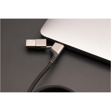 Logo trade business gift photo of: SCX.design C52 100W 4-in-1 rPET magnetic ultra fast charging cable 